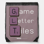 Game
 Letter
 Tiles  Drawstring Backpack