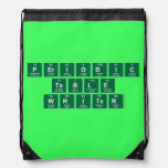 Periodic
 Table
 Writer  Drawstring Backpack