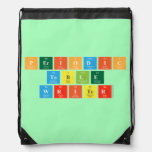 Periodic
 Table
 Writer  Drawstring Backpack