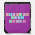 Periodic
 Table
 Writer  Drawstring Backpack