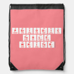 Periodic
 Table
 Writer  Drawstring Backpack