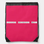 Happy Birthday Amy!  Drawstring Backpack