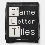 Game
 Letter
 Tiles  Drawstring Backpack
