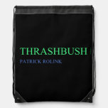 Thrashbush  Drawstring Backpack