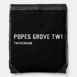 Popes Grove  Drawstring Backpack