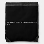  Teldarg-street  Drawstring Backpack