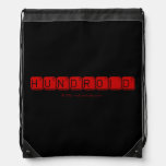 Hundroid  Drawstring Backpack