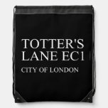 totter's  lane  Drawstring Backpack