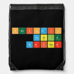 Periodic Table Writer  Drawstring Backpack