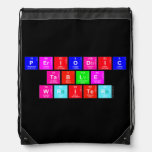 Periodic
 Table
 Writer  Drawstring Backpack