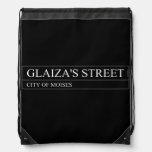 Glaiza's Street  Drawstring Backpack