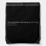 the hammer and sickle  Drawstring Backpack