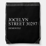 Jocelyn  Street  Drawstring Backpack