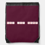 mary joy ferrer  Drawstring Backpack