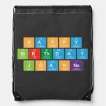 Happy
 Birthday
 Joanna  Drawstring Backpack