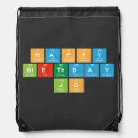 Happy
 Birthday
 Jo  Drawstring Backpack