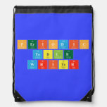 Periodic
 Table
 Writer  Drawstring Backpack