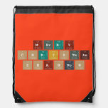 Merry
 Christmas
 Shannon  Drawstring Backpack