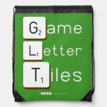 Game
 Letter
 Tiles  Drawstring Backpack
