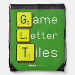 Game
 Letter
 Tiles  Drawstring Backpack