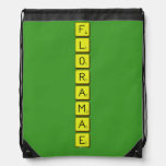 F
 L
 O
 R
 A
 M
 A
 E  Drawstring Backpack