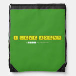 I love Joory   Drawstring Backpack