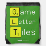 Game
 Letter
 Tiles  Drawstring Backpack