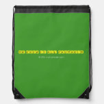 Mr know it all Phumakim   Drawstring Backpack