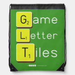 Game
 Letter
 Tiles  Drawstring Backpack