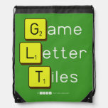 Game
 Letter
 Tiles  Drawstring Backpack