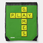       G
 PLAY
       M
       E
       S  Drawstring Backpack