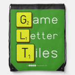 Game
 Letter
 Tiles  Drawstring Backpack