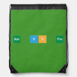 Am vs FM  Drawstring Backpack