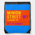 Minion Street  Drawstring Backpack