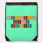 Periodic
 Table
 Writer  Drawstring Backpack