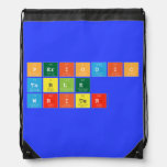 Periodic
 Table
 Writer  Drawstring Backpack