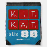 KIT
 KAT
 stis 55  Drawstring Backpack