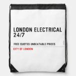 London electrical  24/7    Drawstring Backpack