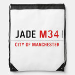 Jade  Drawstring Backpack