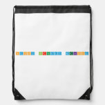 Happy Birthday Melissa  Drawstring Backpack
