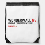 wonderwall  Drawstring Backpack