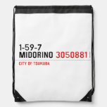 1-59-7  MIDORINO  Drawstring Backpack
