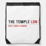 The Temple  Drawstring Backpack
