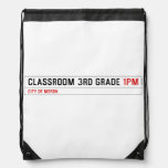 Classroom 3rd grade  Drawstring Backpack