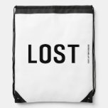 Lost  Drawstring Backpack
