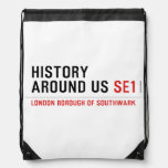 History  Around Us  Drawstring Backpack