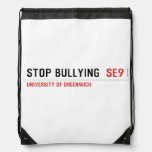 Stop Bullying   Drawstring Backpack