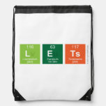 Lets  Drawstring Backpack