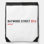 Baywood Street  Drawstring Backpack
