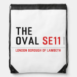 THE OVAL  Drawstring Backpack